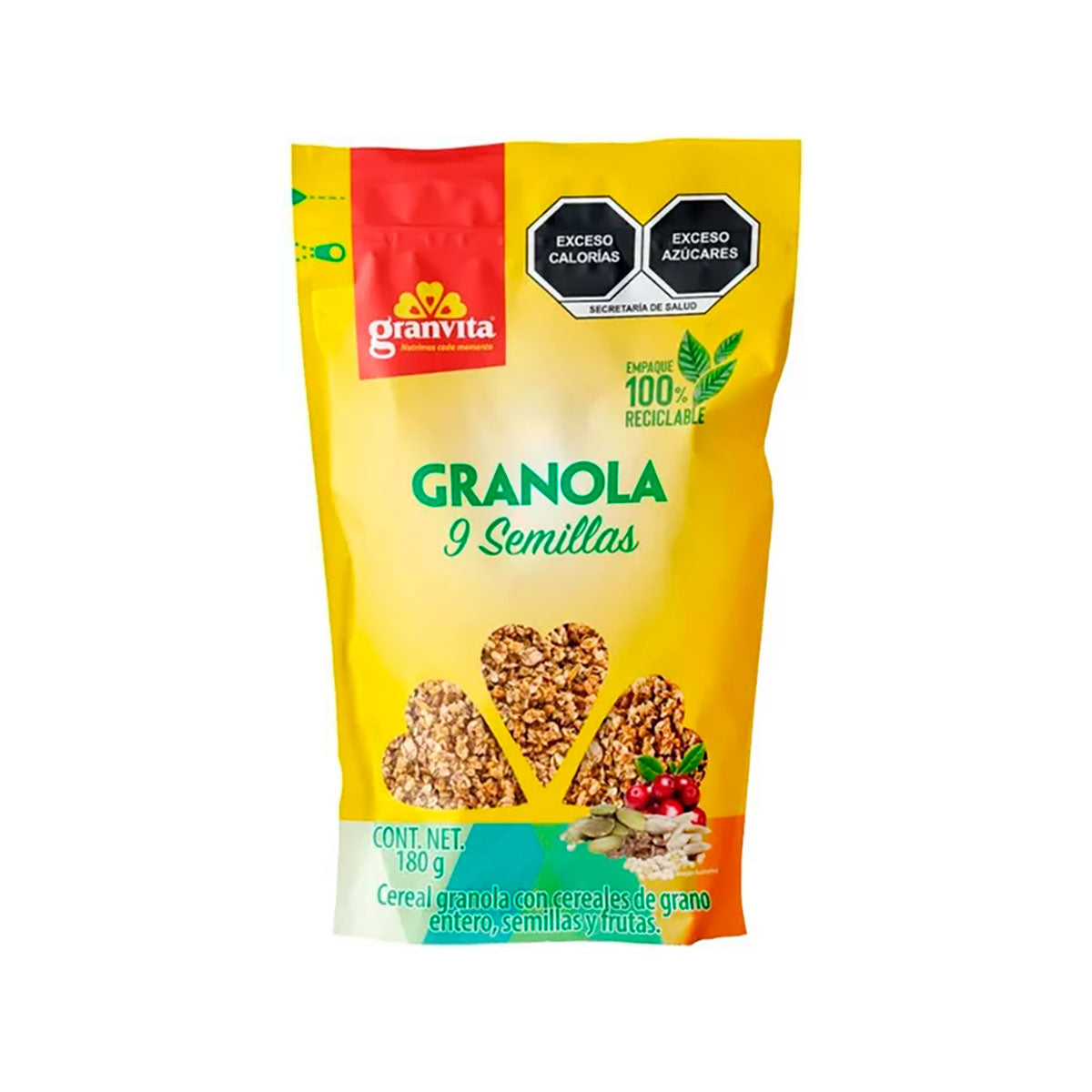 GRANVITA GRANOLA 9 SEMILLAS 180G