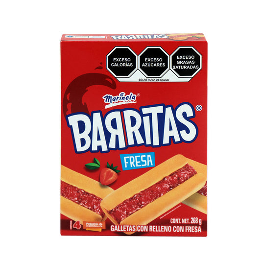 MARINELA BARRITAS FRESA 268 GR