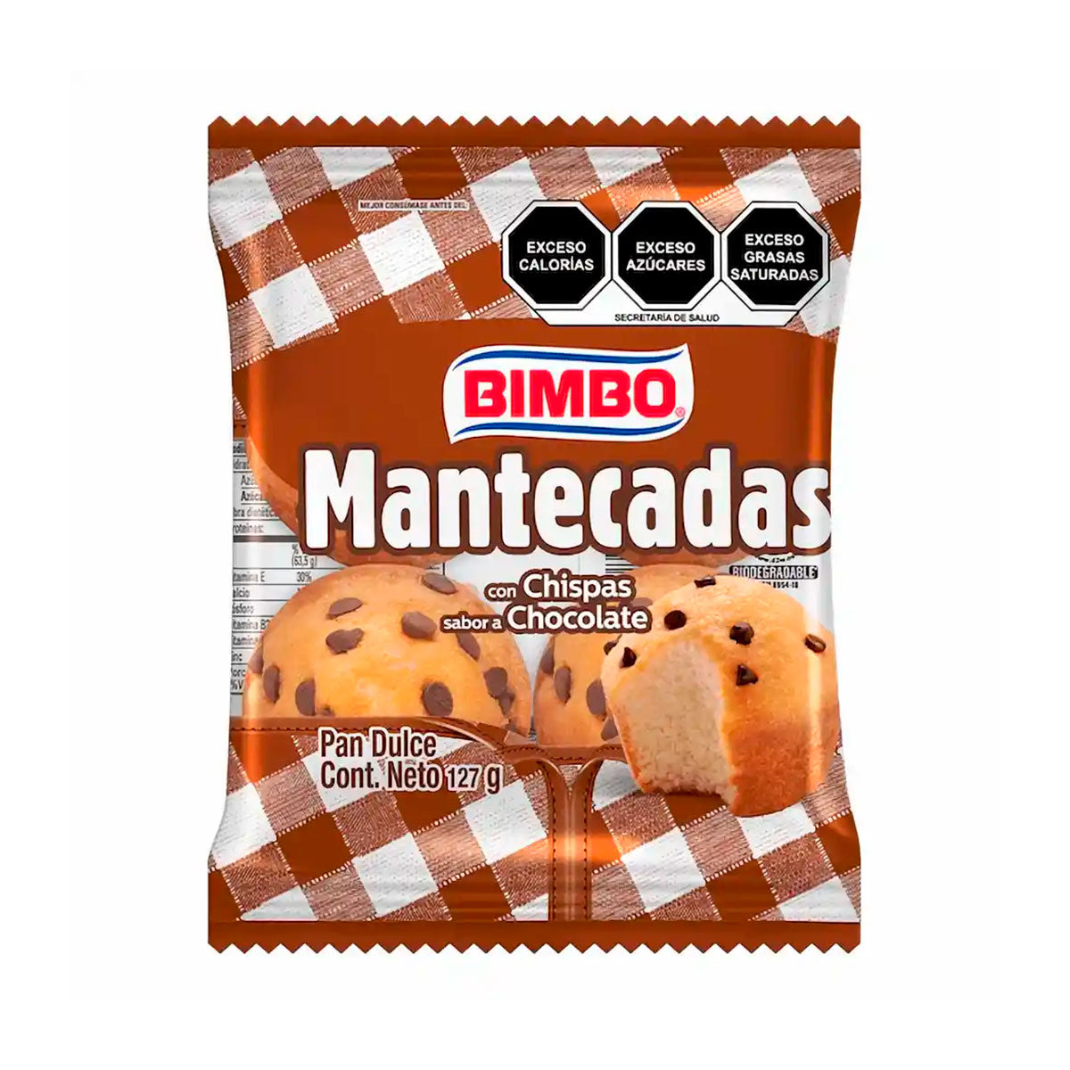 Bimbo mantecadas chispas 127gr