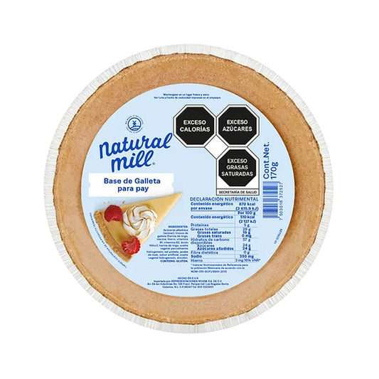 NATURAL MILLS VAINILLA PIE CRUST 170 G