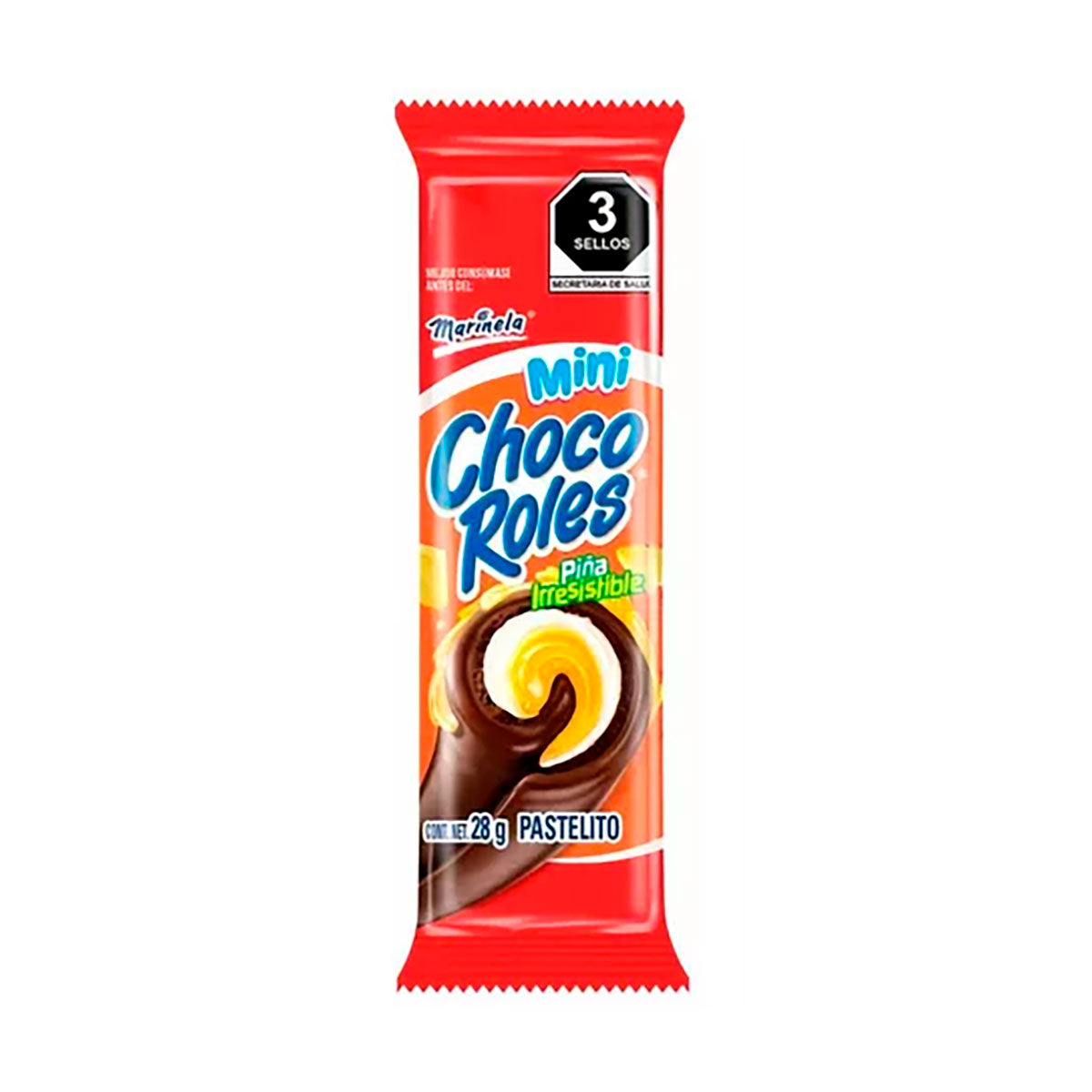 BIMBO MINI CHOCO ROLES 28G