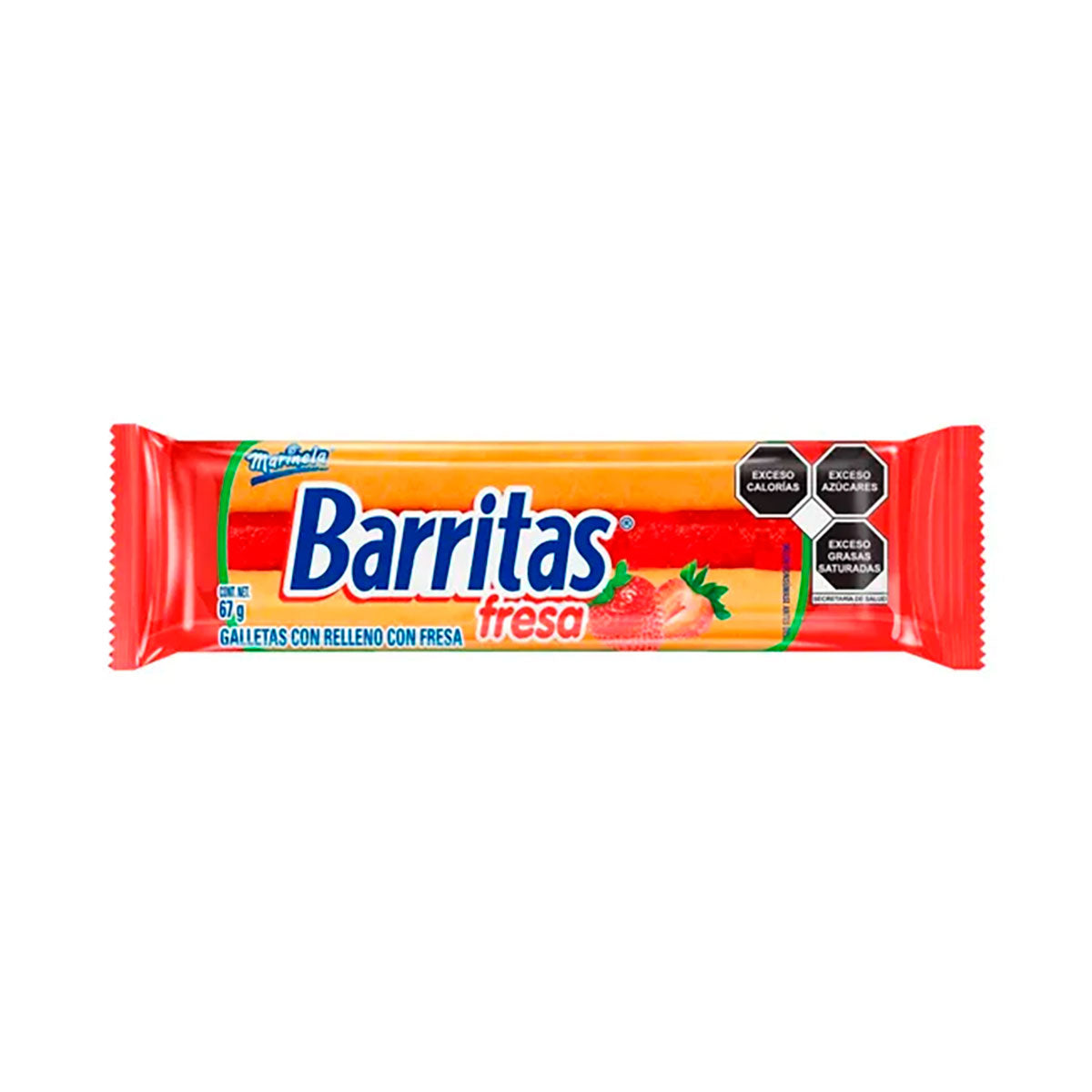 Bimbo barritas fresa 75gr