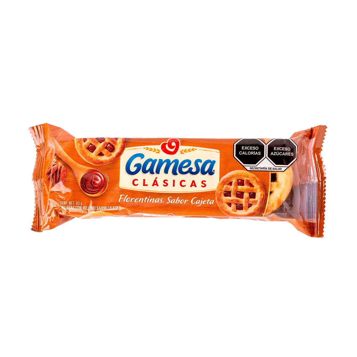 Gamesa florentinas cajeta 83gr