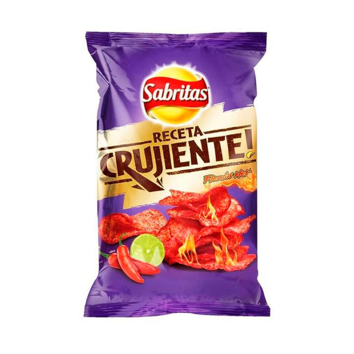 Sabritas receta cruj flamin hot 100gr