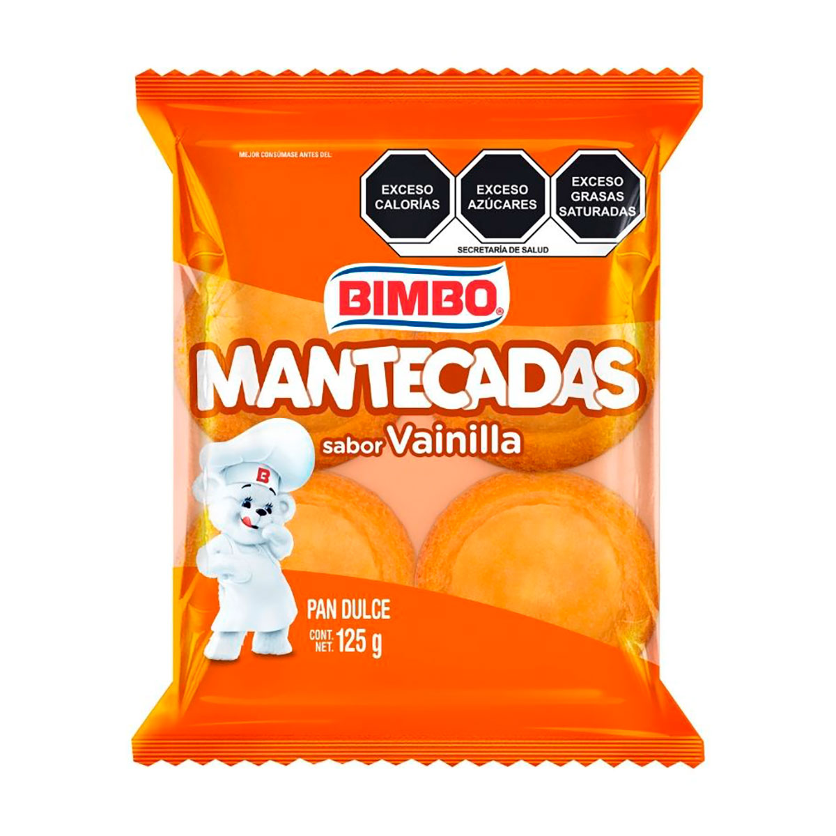 BIMBO MANTECADAS 4 PZAS