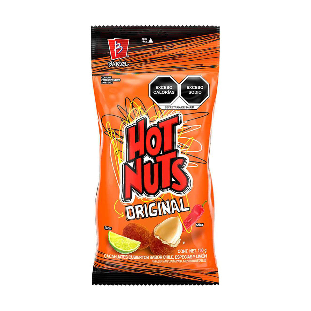 BARCEL HOT NUTS MULTINTENSO 100 GR