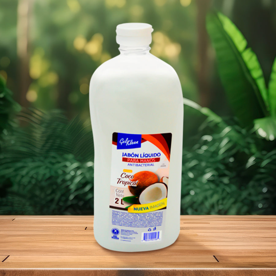 GEL KLEEN JABON LIQUIDO COCO 2 LTS