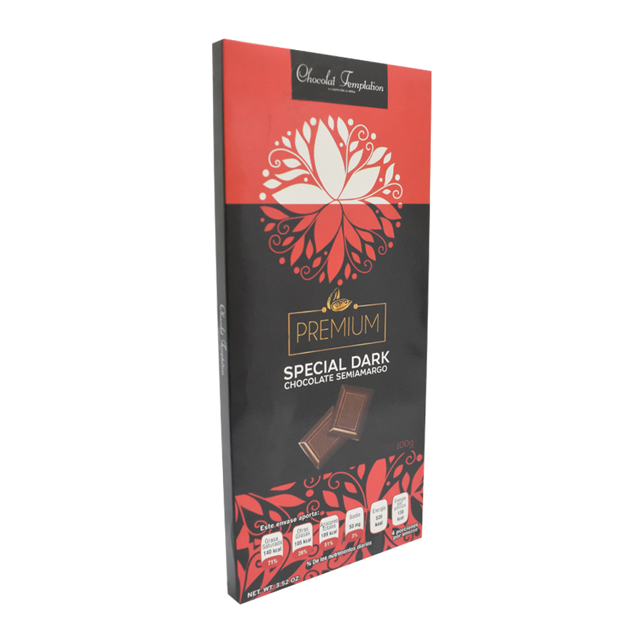 CHOCOLAT TEMPTATION SEMIAMARGO 85G