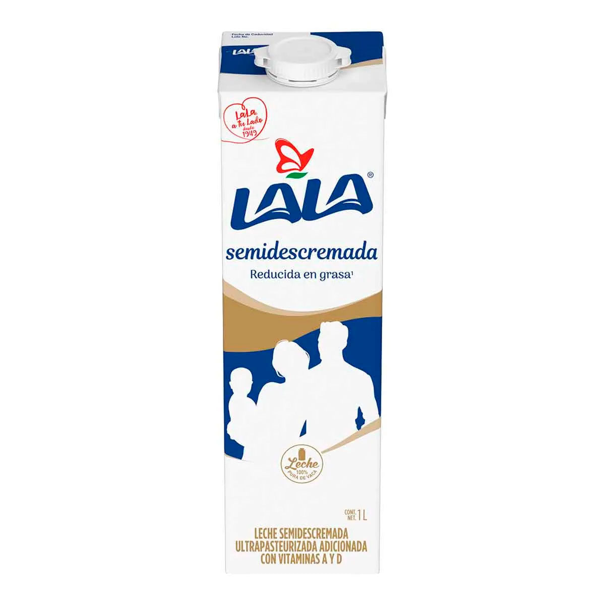 LALA LECHE SEMIDESCREMADA 1LT