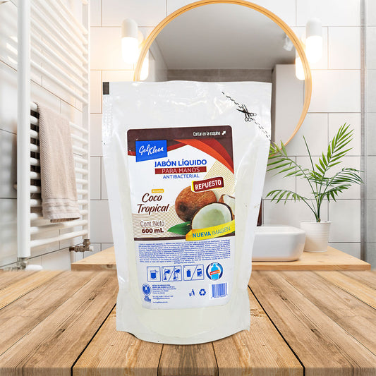 GEL KLEEN JABON LIQUIDO COCO 600 ML