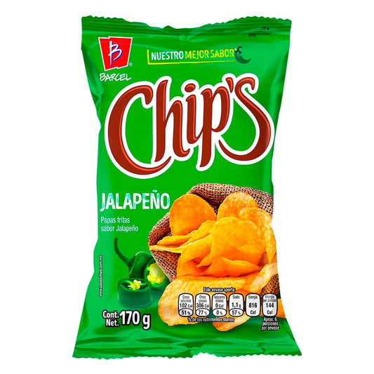 BARCEL CHIPS JALAPENO 170 GR