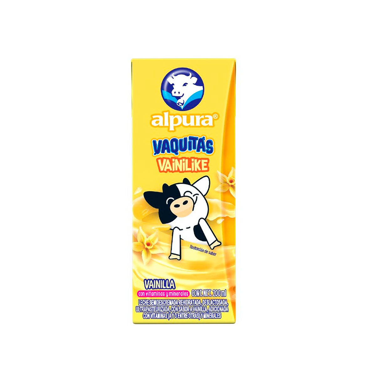 LECHE SABORIZADA VAINILLA ALPURA 200 ML