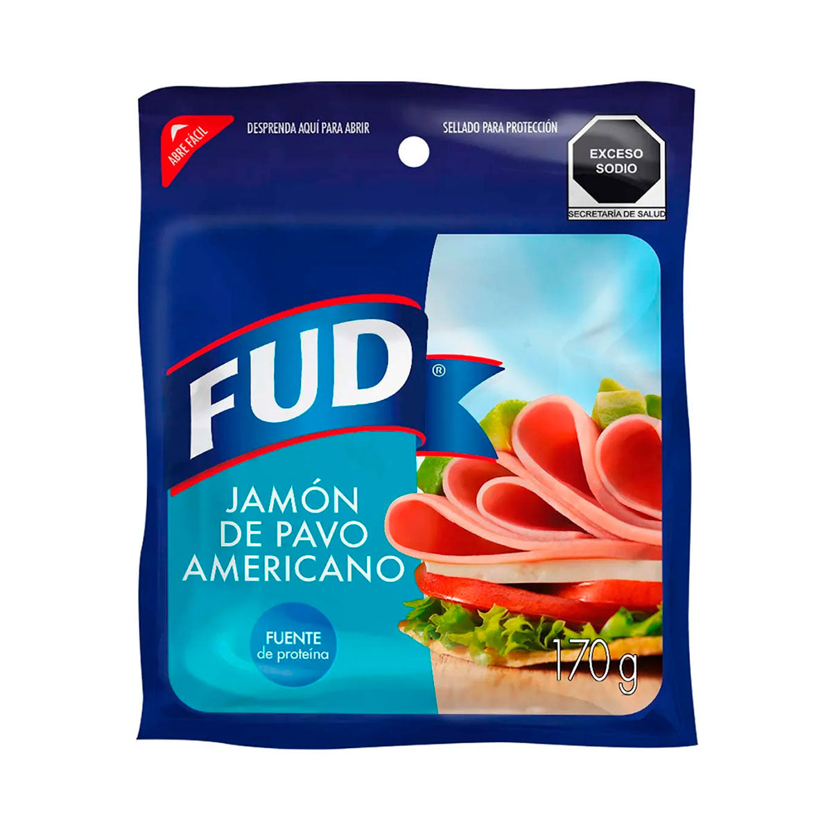 FUD JAMON AMERICANO DE PAVO 170 G