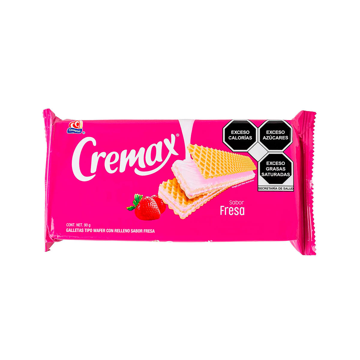 GAMESA CREMAX DE NIEVE FRESA 90 GR