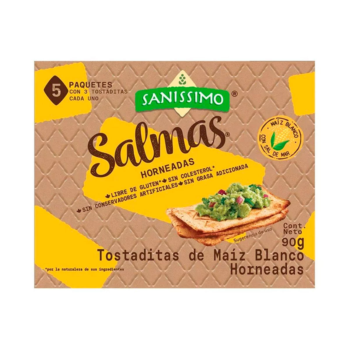 SANISSIMO SALMA GALLETA HORN  90 GR