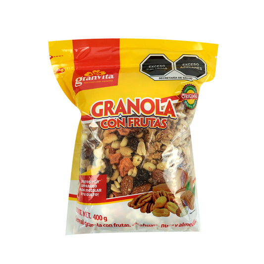 GRANVITA GRANOLA CON FRUTAS400G