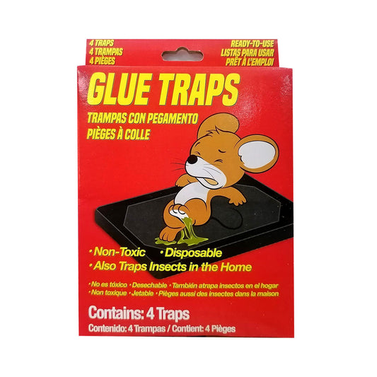 MOUSE GLUE TRAP 4-PCS