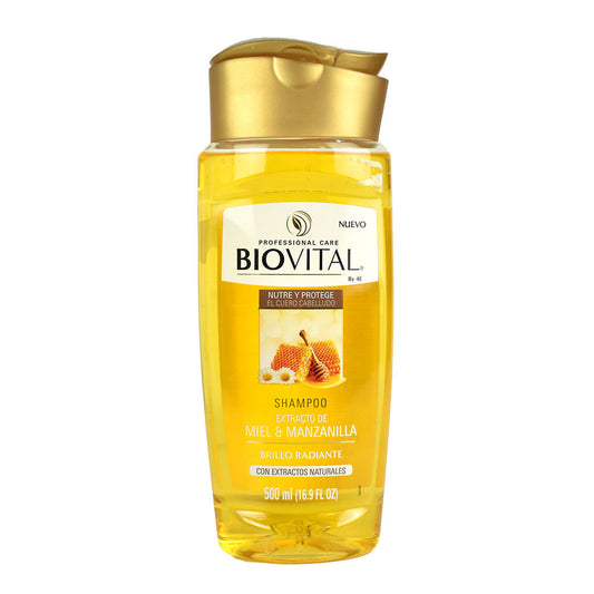 SHAMPOO BIOVITAL MIELMANZANILL 500 ML