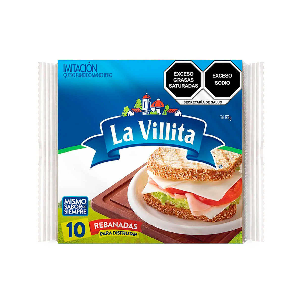 VILLITA QUESO AMERICANO MANCHE173GRS