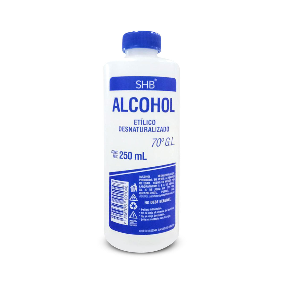 ALCOHOL DESNATURALIZADO SHB 250 ML