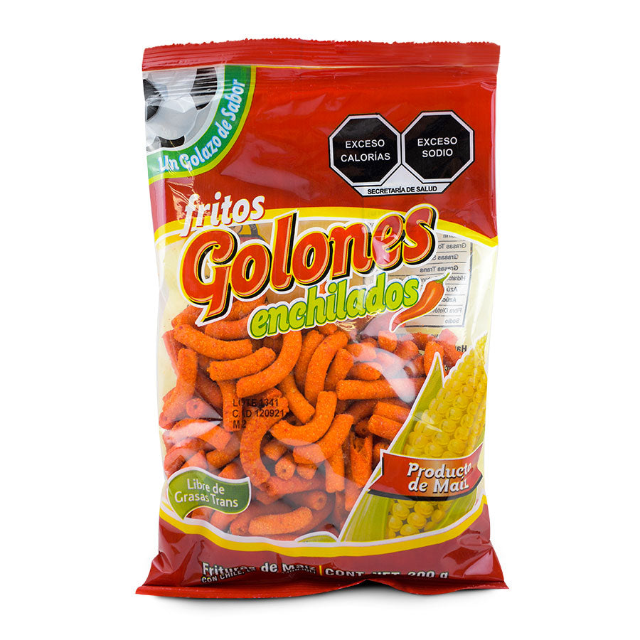 FRITO DE MAIZ GOLONES ENCHILAD200 GRS