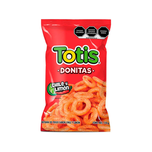 TOTIS DONITAS CHILE Y LIMON110GRS