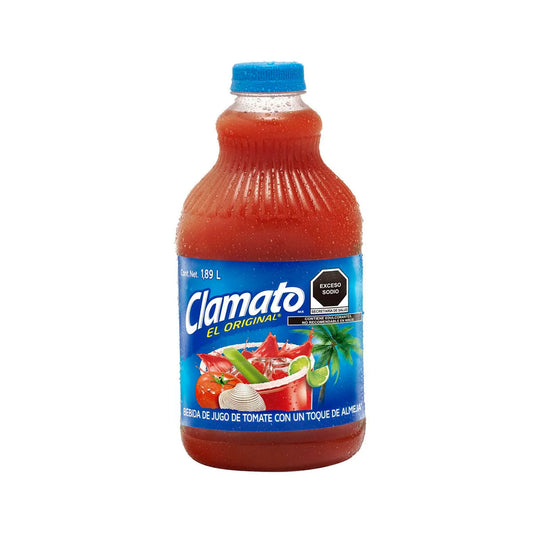 CLAMATO JUGO TOMATE CON ALMEJA 1.892LT