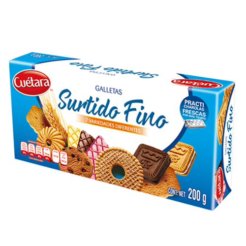 CUETARA SURTIDO FINO 200GR