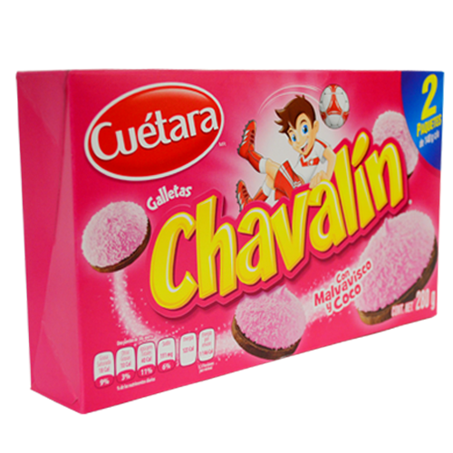 CUETARA CHAVALIN MALV Y COCO 280 GR