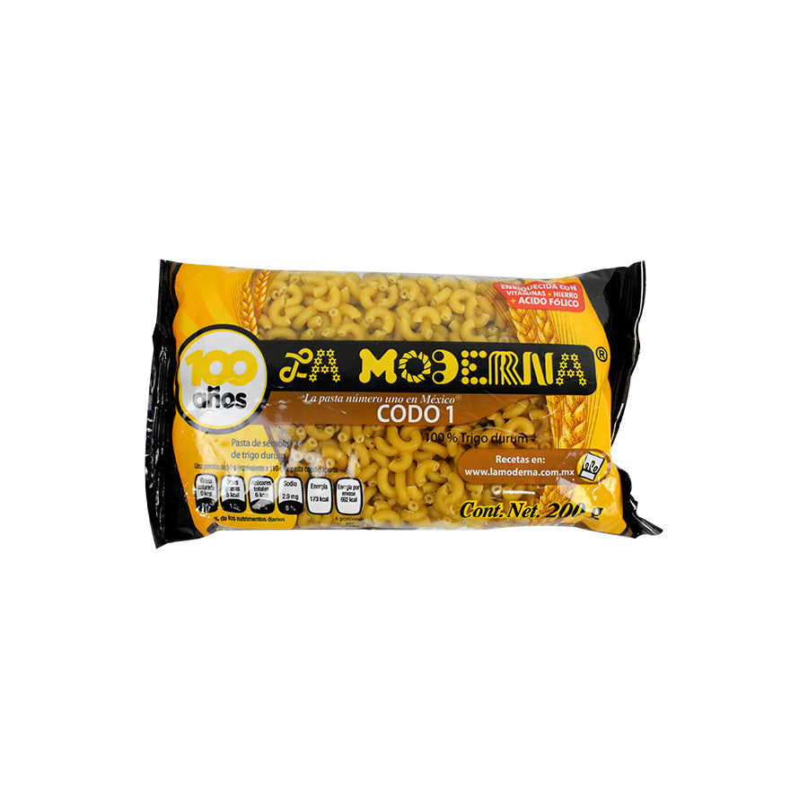 LA MODERNA PASTA CODO MOD 1 200G