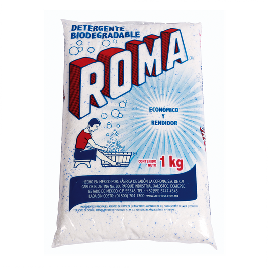 ROMA JABON PARA ROPA POLVO 1KG