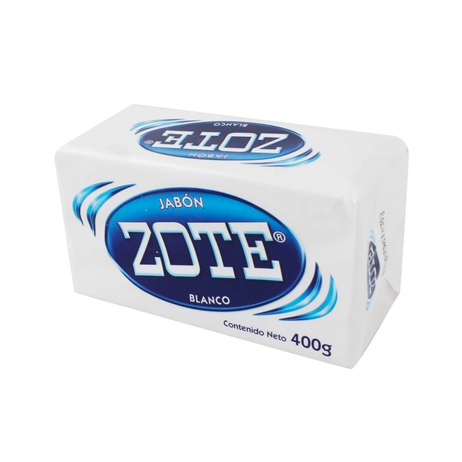 ZOTE JABON BARRA BLANCO 400 G