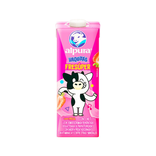 LECHE SABORIZADA FRESA ALPURA 200 ML