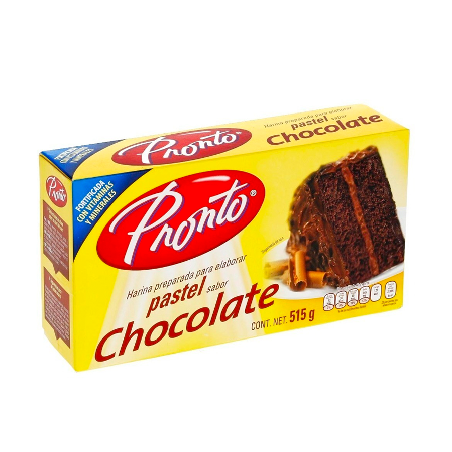 PRONTO HARINA PASTEL CHOCO 515G