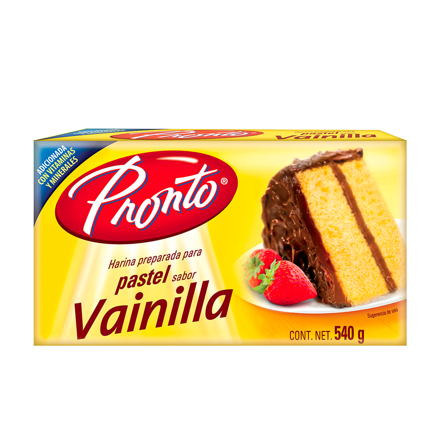 PRONTO HARINA PASTEL VAINILLA 540G