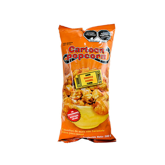 CARTOON CARAMEL POP CORN 180GR