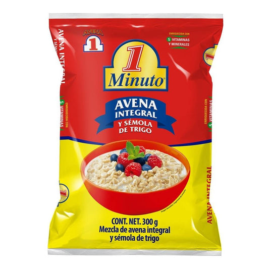 MINUTO AVENA INTEGRAL SEMOLA300G