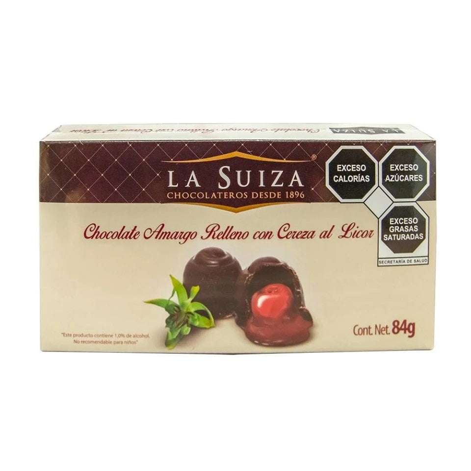 LA SUIZA CHOCOLATE CEREZA  84 G